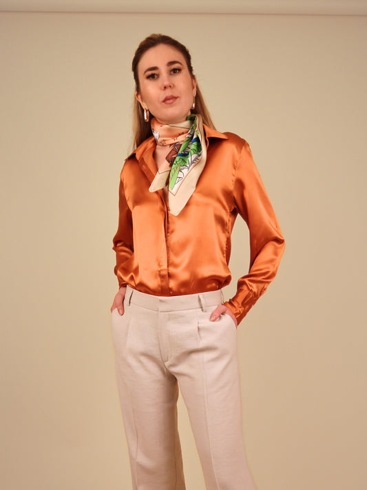 silk shirt , Blouse